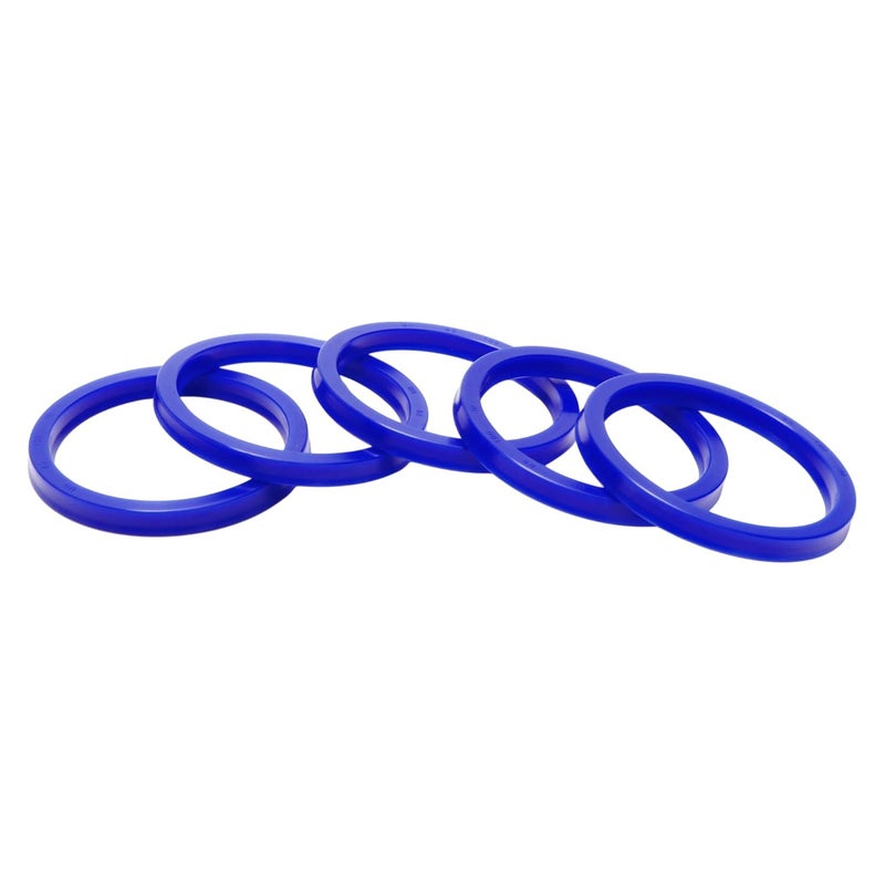 TUCKBOLD Universal Oil Seal UN Lip Seal Ring Rotary Shaft Seal 85x100x10mm High Pressure TPU Blue 5 Pcs - Image 1